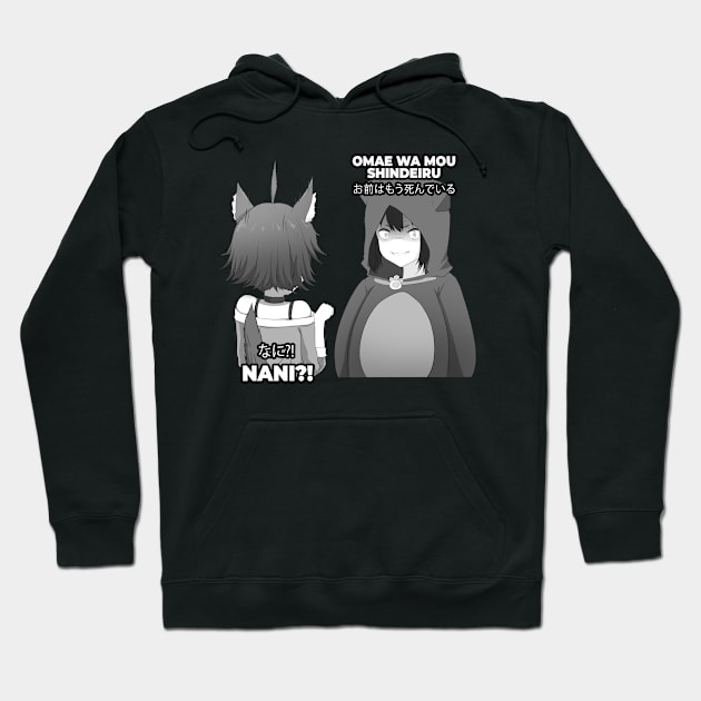 Omae Wa Mou Shindeiru Nani Hoodie by Anime Gadgets